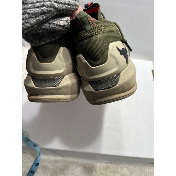 Under Armour Project Rock 2 olive training sneaker mens size 13 - Picture 4 of 10